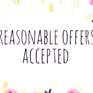 Make offers! I love a win/win